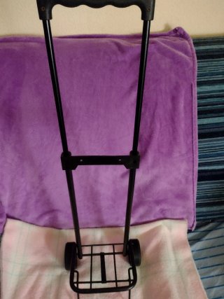 Carrito para maleta infantil negro