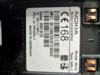 Nokia 6310i - Telefono Cellulare