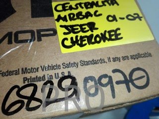 centralita jeep cherokee airbag nueva