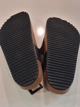 Sandalias Natura Talla 44 Negra Nuevas