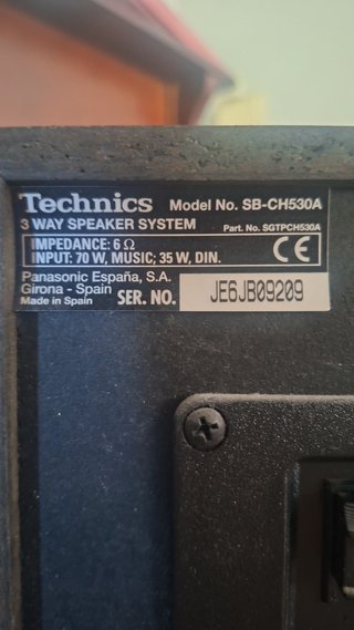 Equipo de música Technics ST-CH540