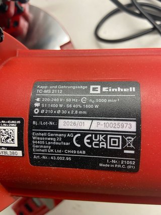Einhell Ingletadora TC-MS 2112