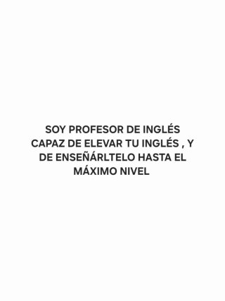 CLASES DE INGLÉS