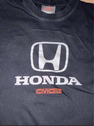 Camiseta Honda Civic Negra Talla S