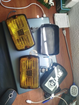 Faros Antiniebla Cibie Negro Amarillo 35