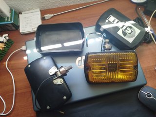 Faros Antiniebla Cibie Negro Amarillo 35