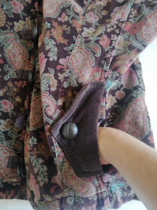 Chaqueta vintage imitación terciopelo T 38/40