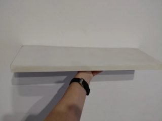 Estantería blanca 45x15 cm