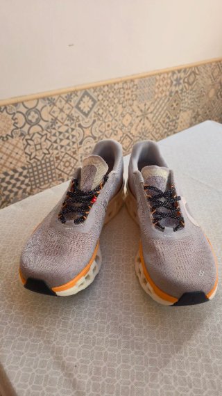 On Cloudmonster Grises Naranja Nuevas