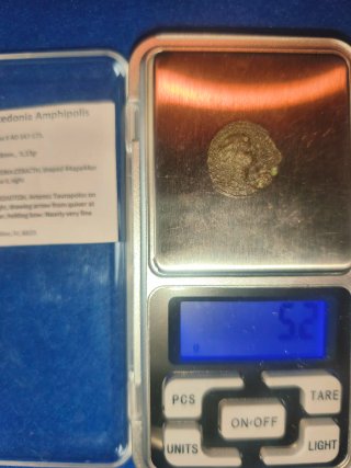 Moneda Antigua Macedonia Amphipolis Faustina II