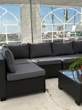 Conjunto ratán terraza nuevo