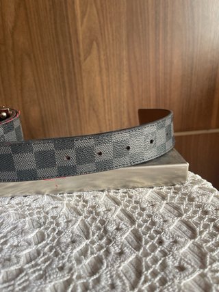 Cinturón Louis Vuitton Hombre Negro Marrón