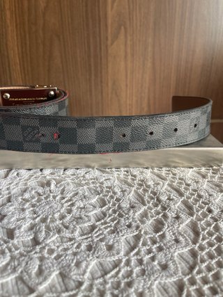 Cinturón Louis Vuitton Hombre Negro Marrón