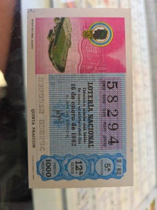 Lotería Nacional 1982 - Estadio Rico Pérez