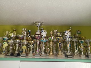 Lote copas y trofeos deportivos