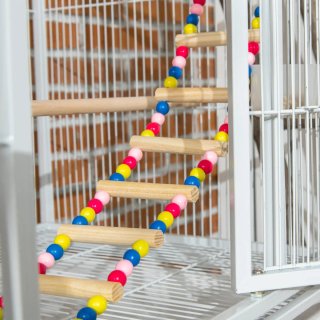 Jaula para Pájaros con Ruedas