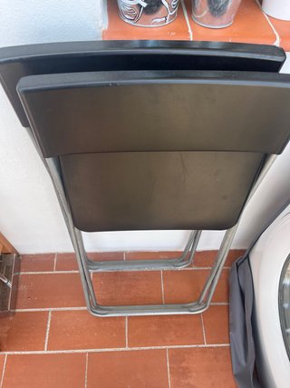 Sillas plegables negras (2 unidades) ikea