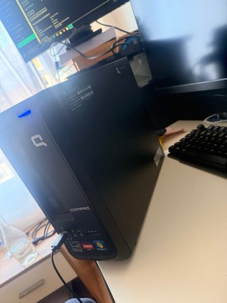 HP Compaq Ordenador de Sobremesa Negro