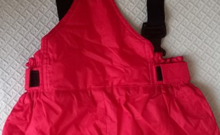 Pantaloncini da sci per bambini rossi Quechua