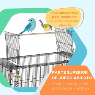 Jaula para Pájaros con Ruedas