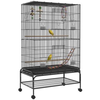 Jaula para Pájaros con Ruedas
