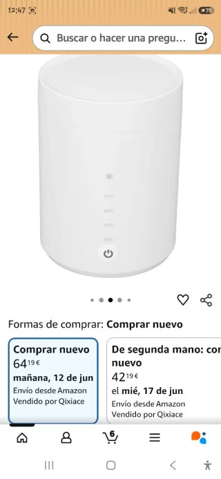 Calienta biberones de viaje portátil