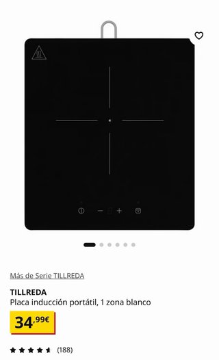 2 Placas de Inducción TILLREDA