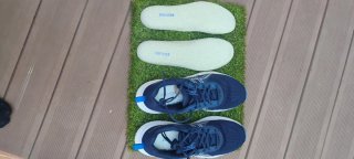 Zapatillas Asics Talla 45 Azul y Blanco