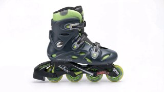 Patines en línea Krafwin negros y verdes