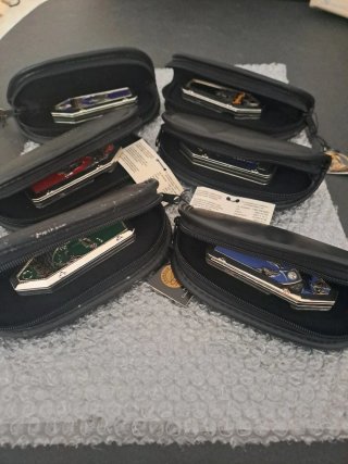 Franklin Mint Cuchillos Colección Monstruos Oro 24