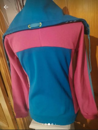 Sudadera Adidas Azul y Rosa
