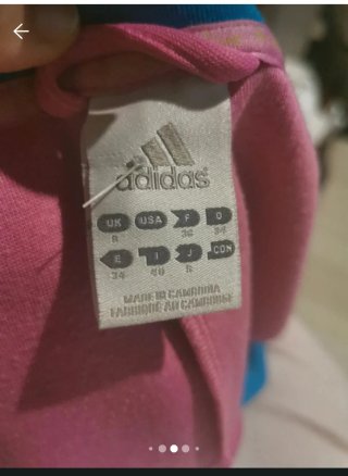 Sudadera Adidas Azul y Rosa