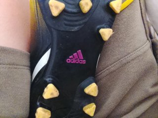 Botas de fútbol Adidas amarilloas Talla 36/