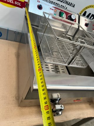 Freidora Eléctrica Doble 12+12L