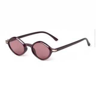 Gafas de sol ovaladas color burdeos y rosa