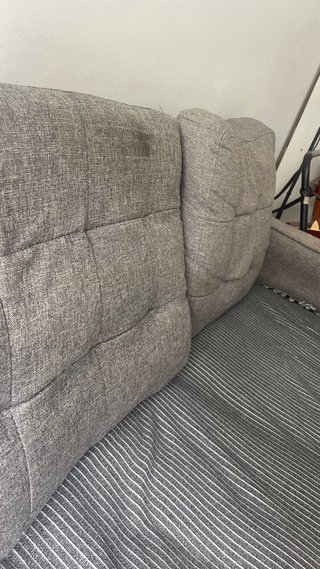 Sofá de 3 plazas gris