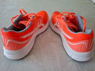 Zapatillas Asics Running Naranja y Blanco