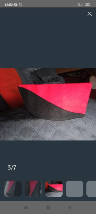 Gorro Libertario Rojo y Negro