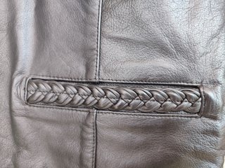 Gilet uomo vera pelle foderata XXL