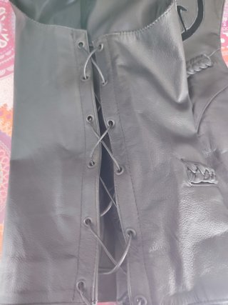 Gilet uomo vera pelle foderata XXL