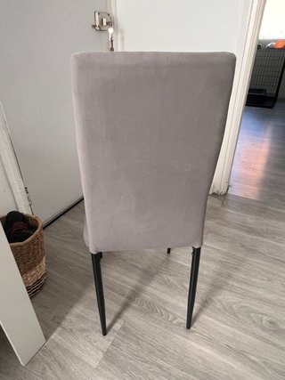 Confezione di 4 sedie da pranzo imbottite