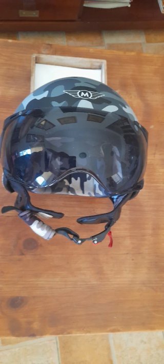 Casco Moto Camuflaje Talla M