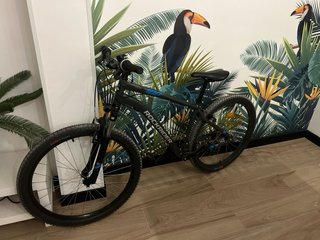 Bicicleta Rockrider Negra