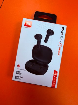 Auriculares JBL Wave Flex Negro con Caja
