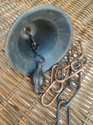 Campana llamador vintage hierro fundido