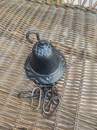 Campana llamador vintage hierro fundido