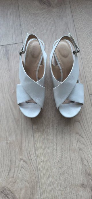 Sandalias CLARKS Mujer Blancas Talla 36