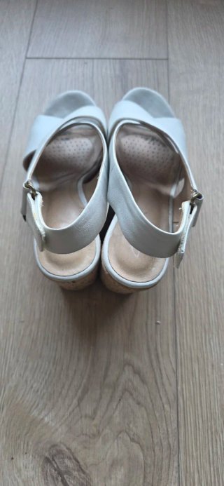 Sandalias CLARKS Mujer Blancas Talla 36