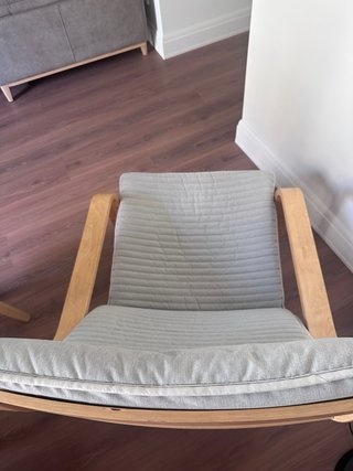 Sillón POÄNG IKEA gris claro