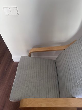Sillón POÄNG IKEA gris claro
